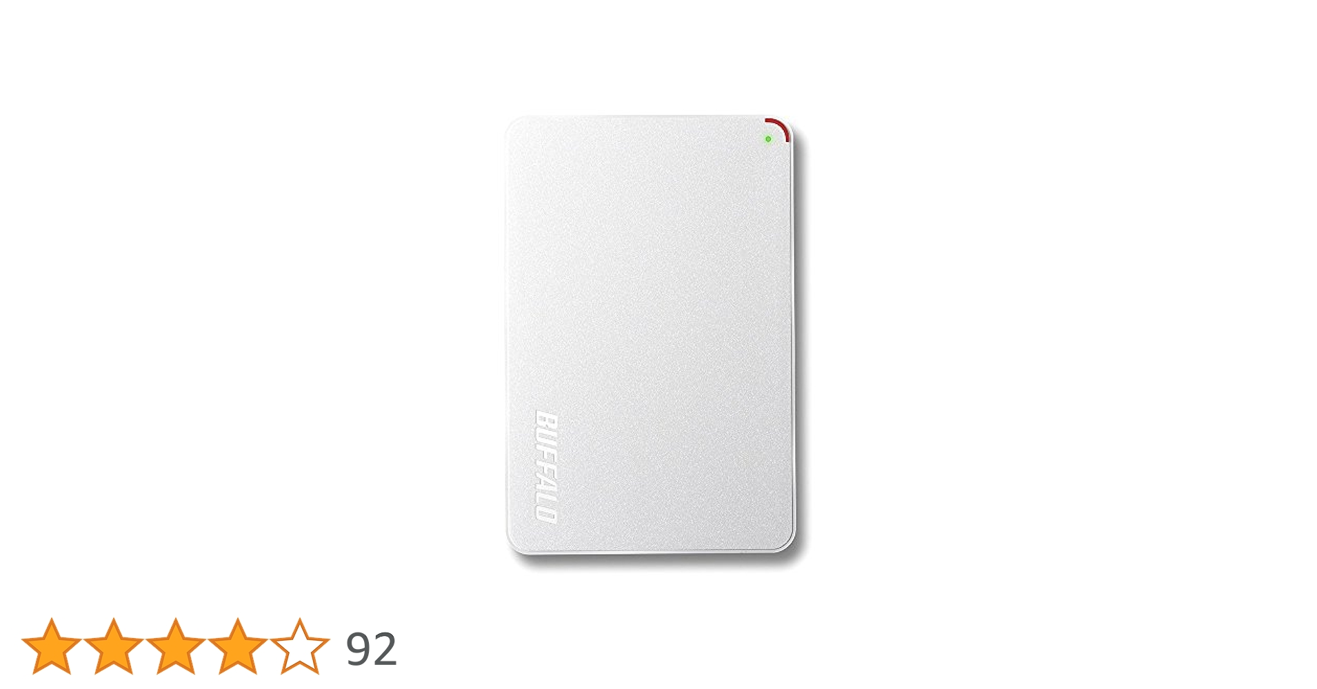 Amazon | BUFFALO 2.5インチ 外付けHDD 2.0TB ホワイト HD-PCF2
